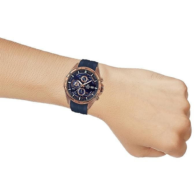 Edifice Analog Blue Dial Men's Watch-EFR-556PC-2AVUDF (EX386) - Image 4