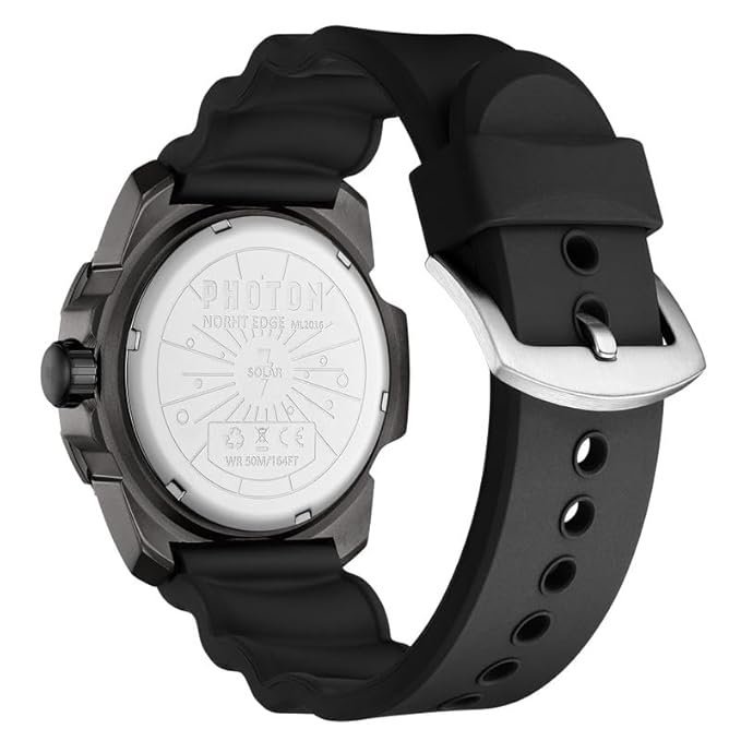 WATERPROOF SHOCKPROOF SAPPHIRE CRYSTAL SOLAR POWERED MENS BLUEGOLD ANALOG MRG-B2000SH-5A - Image 4