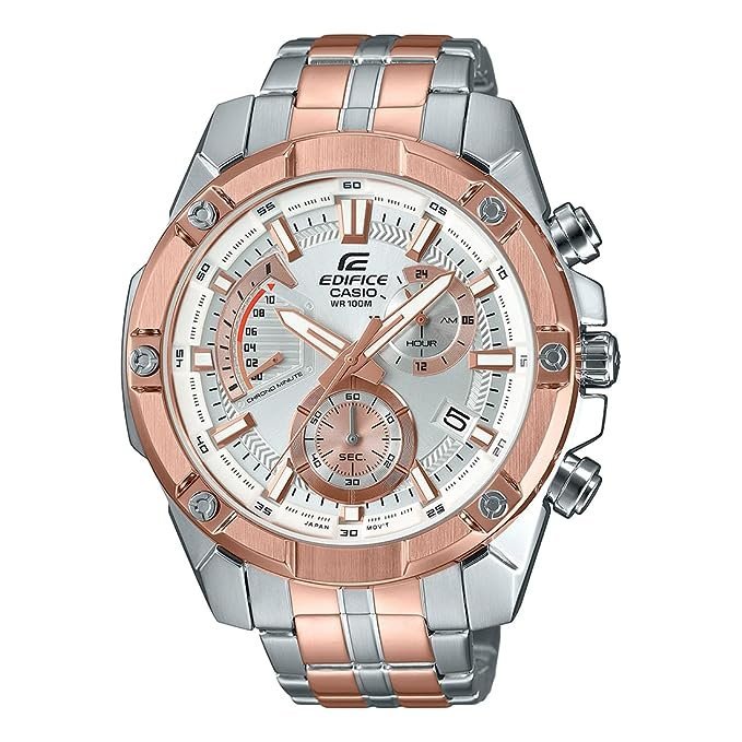 Edifice Analog Silver Dial Men's Watch-EFR-559SG-7AVUDF (EX429)