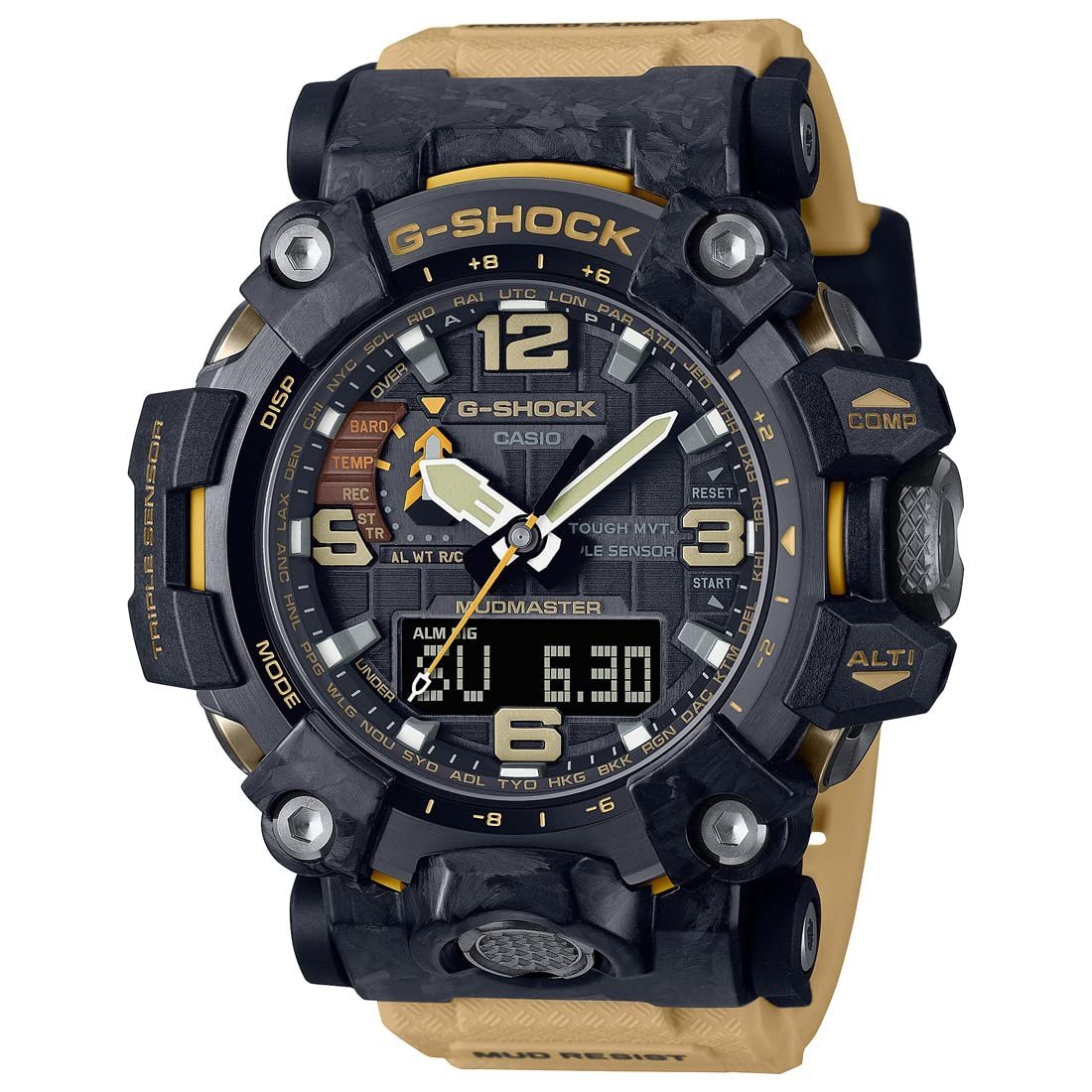 Analog-Digital Gray Dial Men's Watch-GWG-2000-1A5DR
