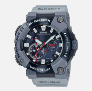 Sports Solar Powered Quartz Waterproof Mens Gray Digital GWF)