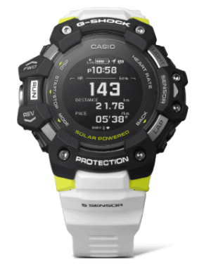 Waterproof Sports Shockproof Solar Powered Mens Black Digital GBD-H1000-8PRD