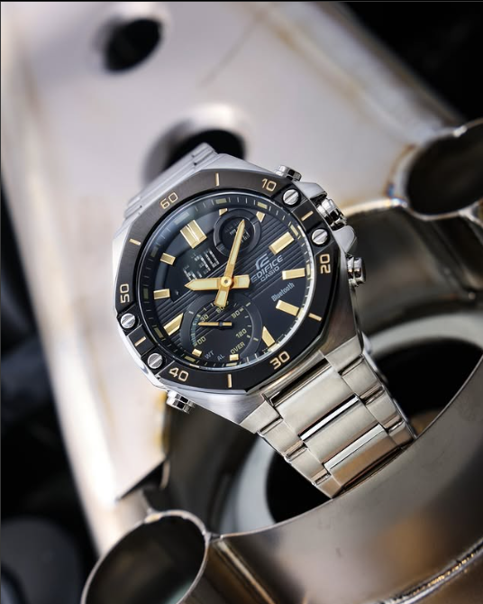 CASIO Men’s Edifice Bluetooth Watch ECB-10DB-1A9EF