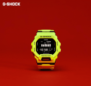 Casio G-Shock GBD-200-9DR Digital Dial Lime Green Resin Strap Men's Watch Bluetooth Workout Tracking G1148
