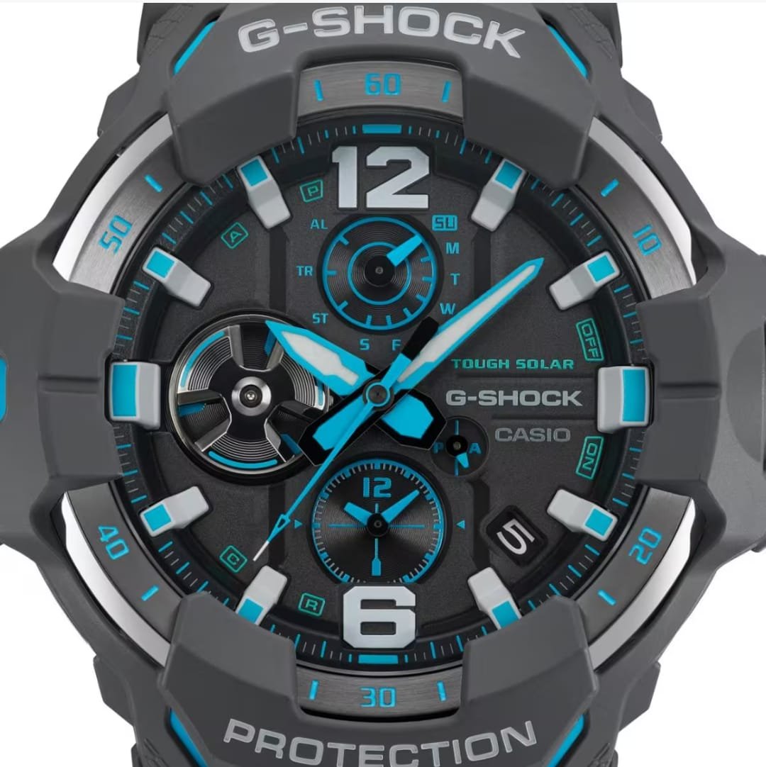 Men Dial & Cuff Straps Analogue and Digital Chronograph Watch G1569 - Image 4